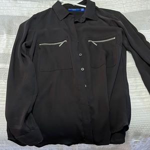 Apt 9 PXS long sleeve button up dress shirt